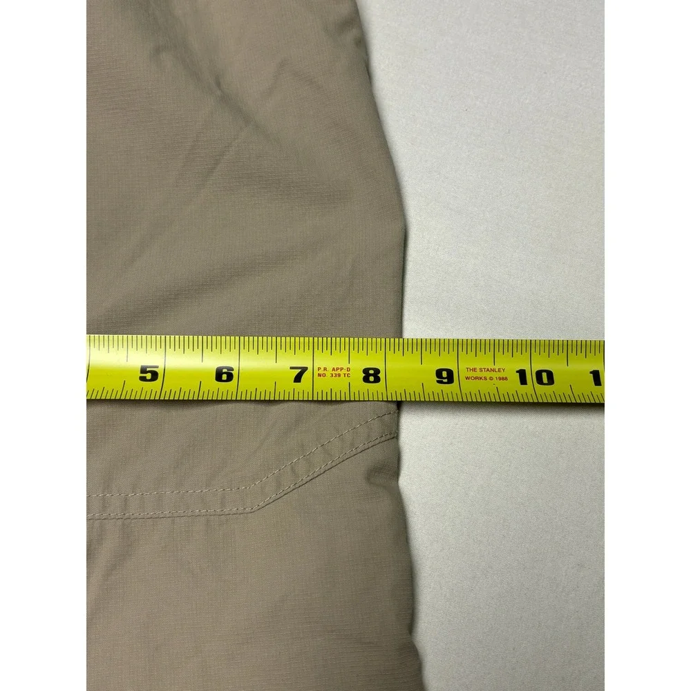 The North Face Mens Tan Khaki Nylon Ripstop Hiking Pants Size 30X31 T338 CZ17‎